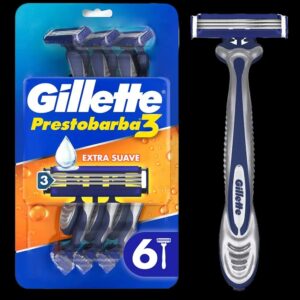 maquina gillette prestobarba 3 ext/suav 6 unid