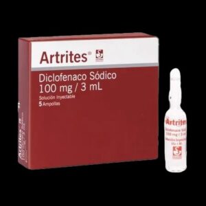 artrites 100mg/3ml 5 ampollas