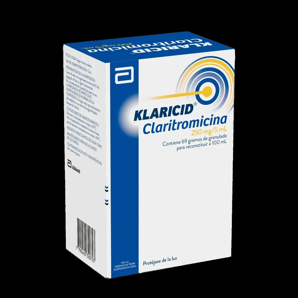 klaricid 250 mg/5ml susp 100 ml