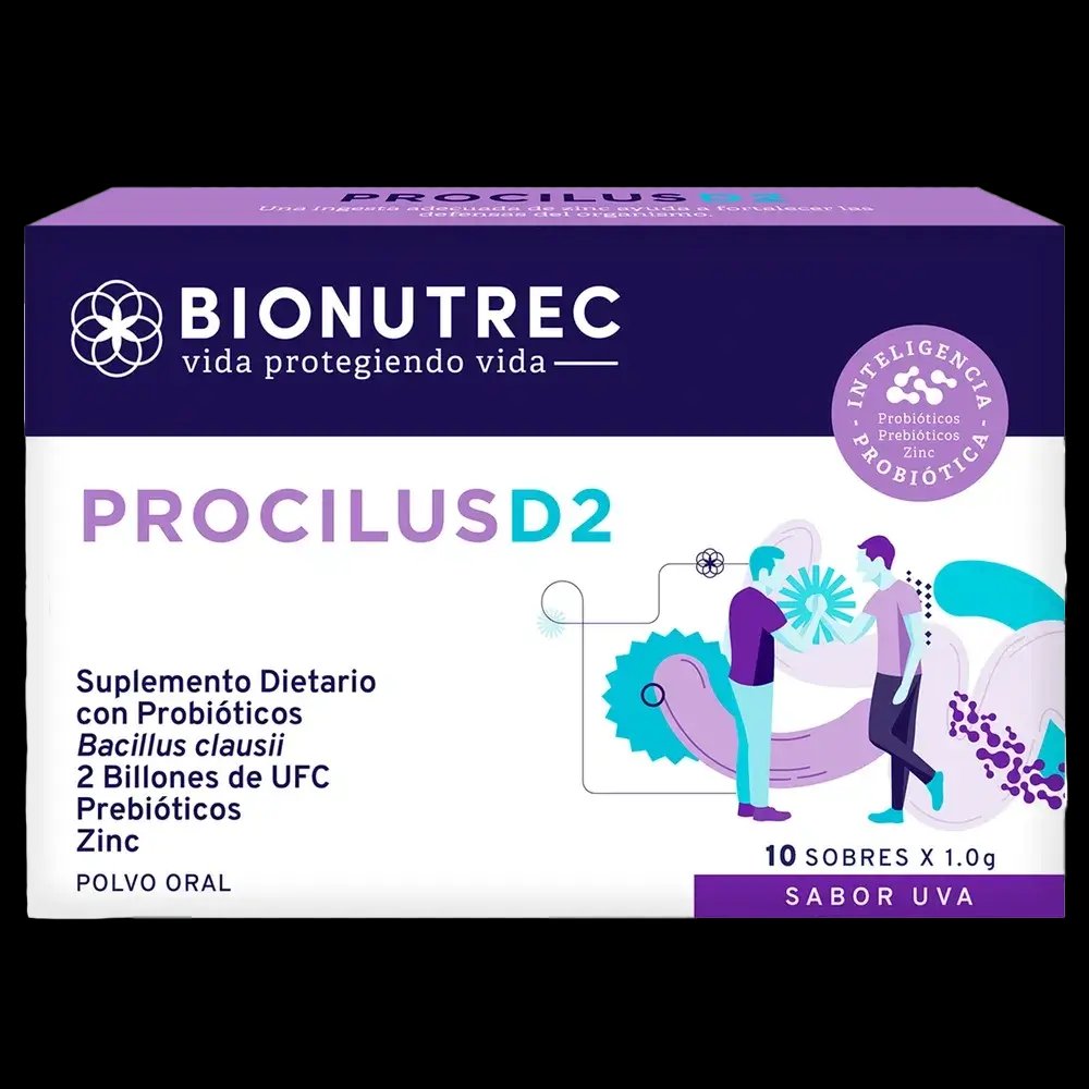 procilus probioticos d2 10 sobres