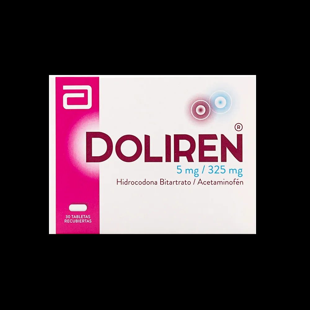 doliren 5/325 mg 30 tabletas