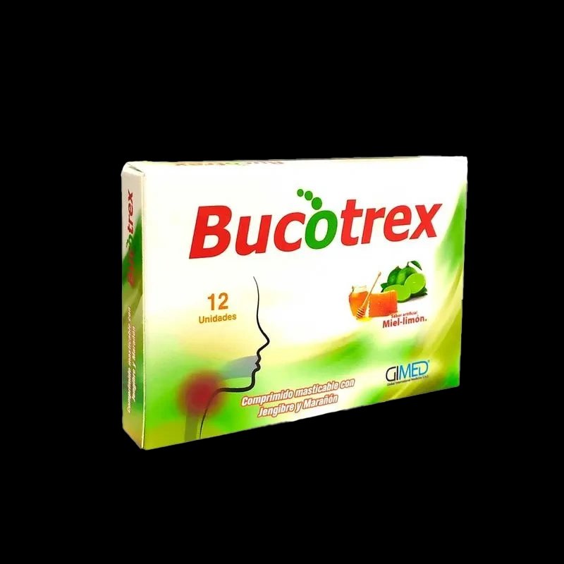 bucotrex miel/limon 12 tabletas