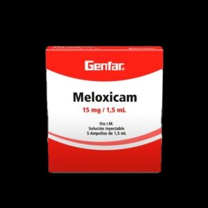 meloxicam 15mg/1.5ml 5 ampollas gf