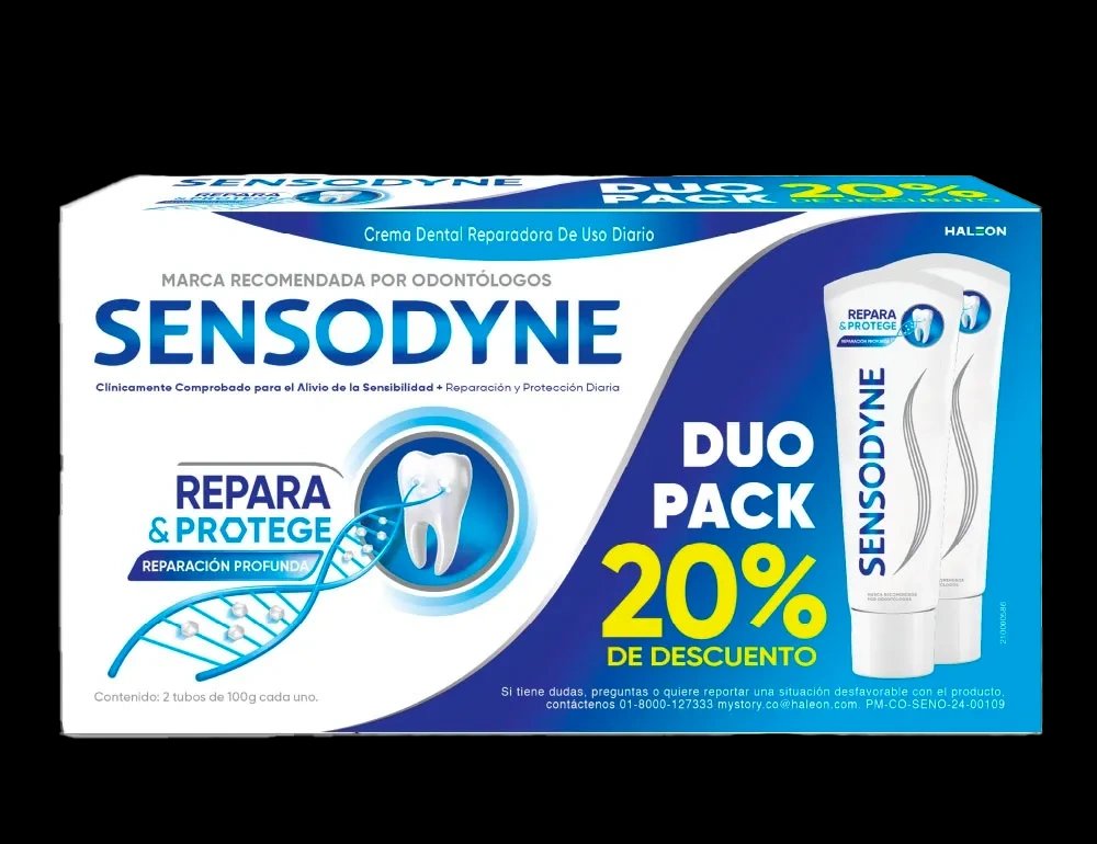 crema sensodyne rep/prot 2 und p.e