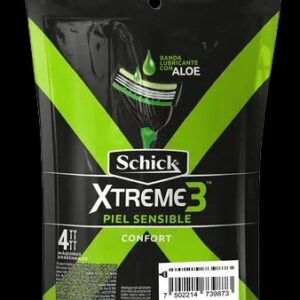 maquina schick xtreme.3 p/sensib 4 und