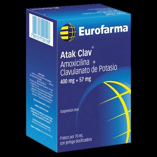 amoxicilina+acido clav.400/57 mg susp 70 ml