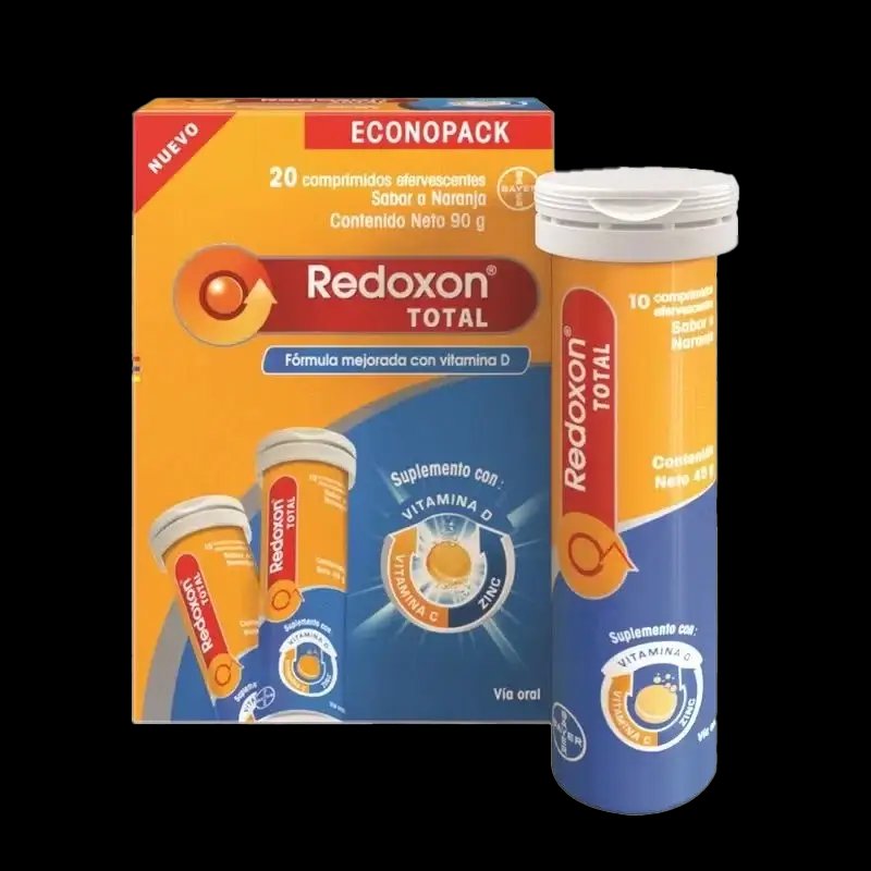 redoxon eferves 2 tubos x 10 tab econ