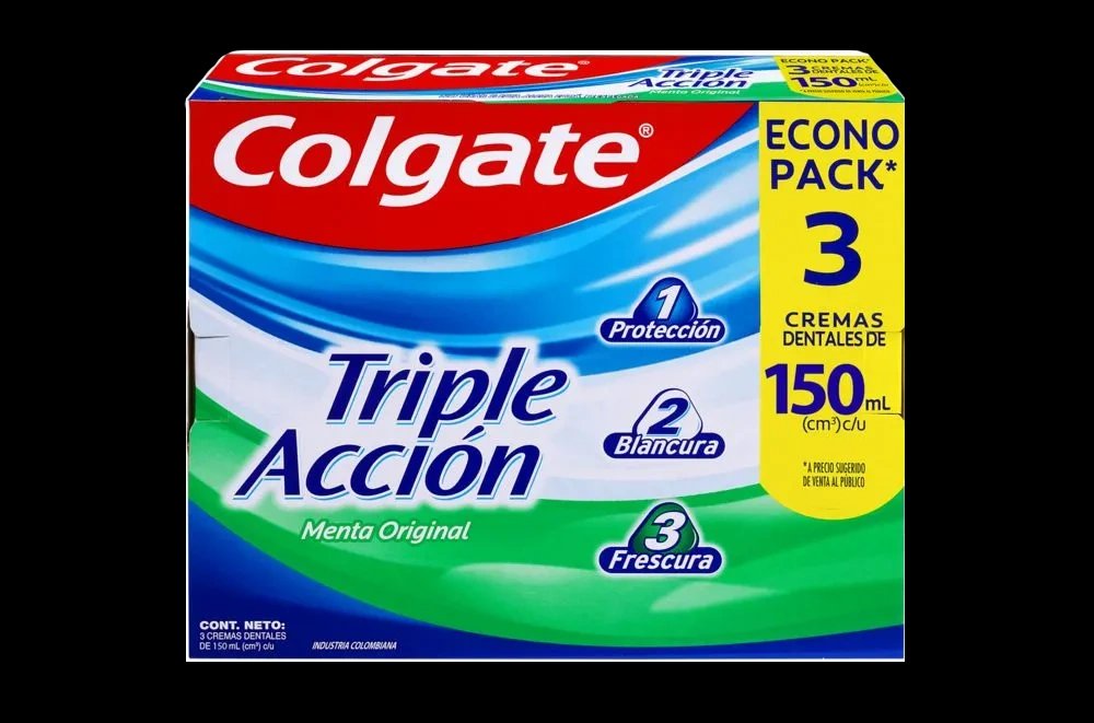 crema dent colgate t/a 150 ml 3 und eco/pac