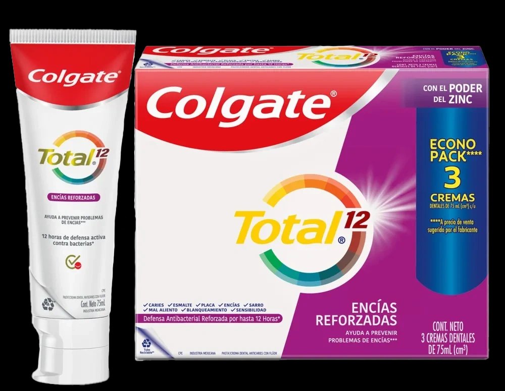 crema dent colgate tot/12 encias refor 75 ml 3 und