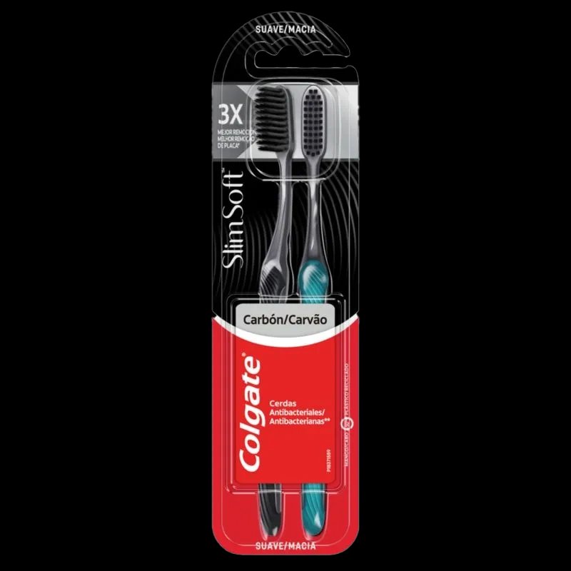 cepillo dent colgate slim soft carb/activ 2 und