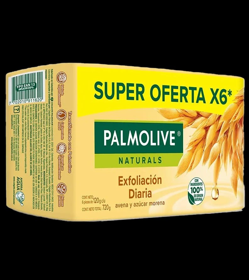 jabon palmolive aven/azuc 110 gr 6 und