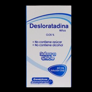 desloratadina 0 05% jbe 60 ml coa