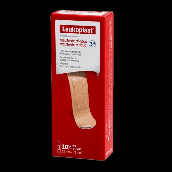 curas leukoplast c/piel estandar 10 und