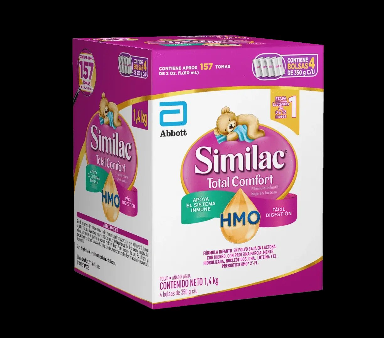 leche similac tot/comfort 1 iq 1400 gr