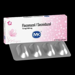 fluconazol+secnidazol 75mg/1g 4 tabletas mk