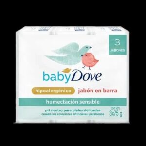 jabon dove baby hum/sens 75gr 3 und