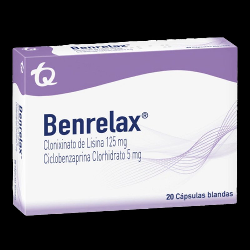 benrelax 125/5 mg 20 capsulas