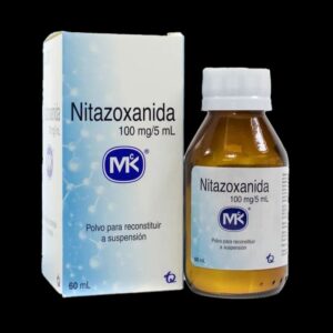 nitazoxanida 2% 100 mg susp 60 ml mk