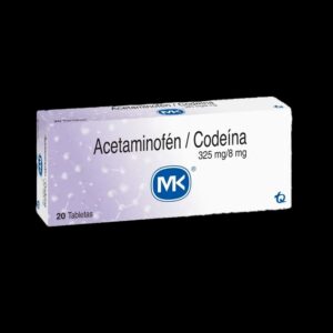 acetam+codeina 325/8mg 20 tabletas mk