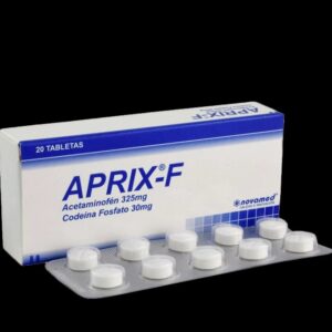 aprix f 325/30 mg 20 tabletas