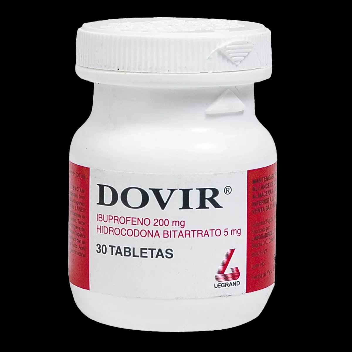 dovir 200/5 mg 30 tabletas