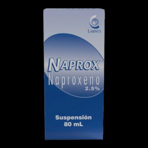 naprox 2.5% suspension 80 ml