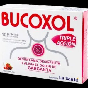 bucoxol t/a f.rojos 10 tabletas