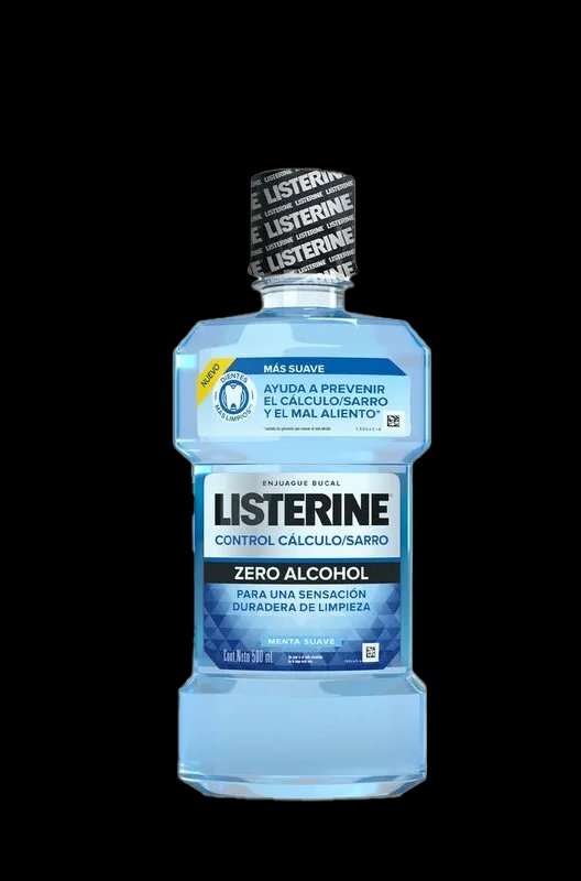 listerine cont/calculo zero 500 ml