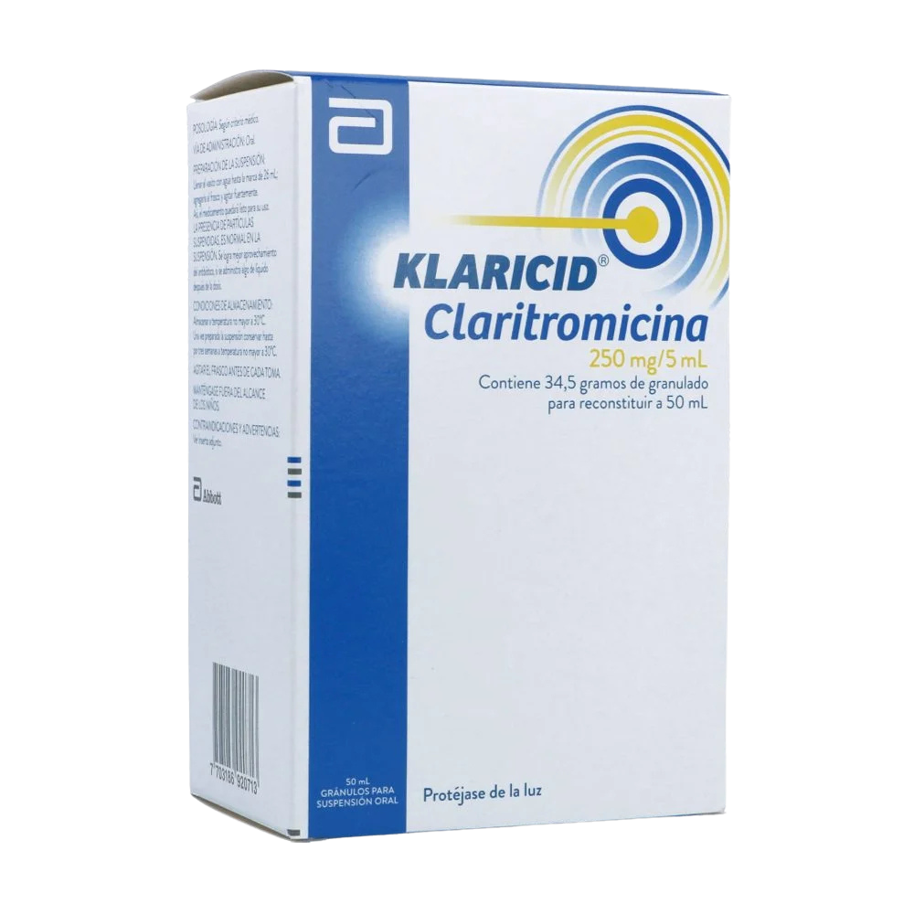 klaricid 250 mg suspension 50 ml