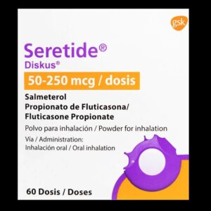 seretide diskus 50/250 mcg 60 dosis (p)