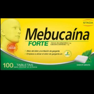 mebucaina forte 100 tabletas