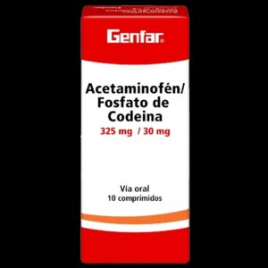 acetam+codeina 325/30mg 10 tabletas gf
