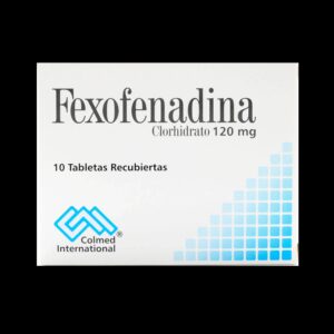 fexofenadina 120 mg 10 tabletas pc