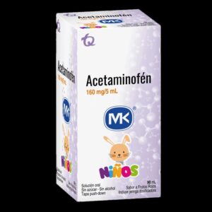 acetaminofen 160mg/5ml jarabe 90 ml mk