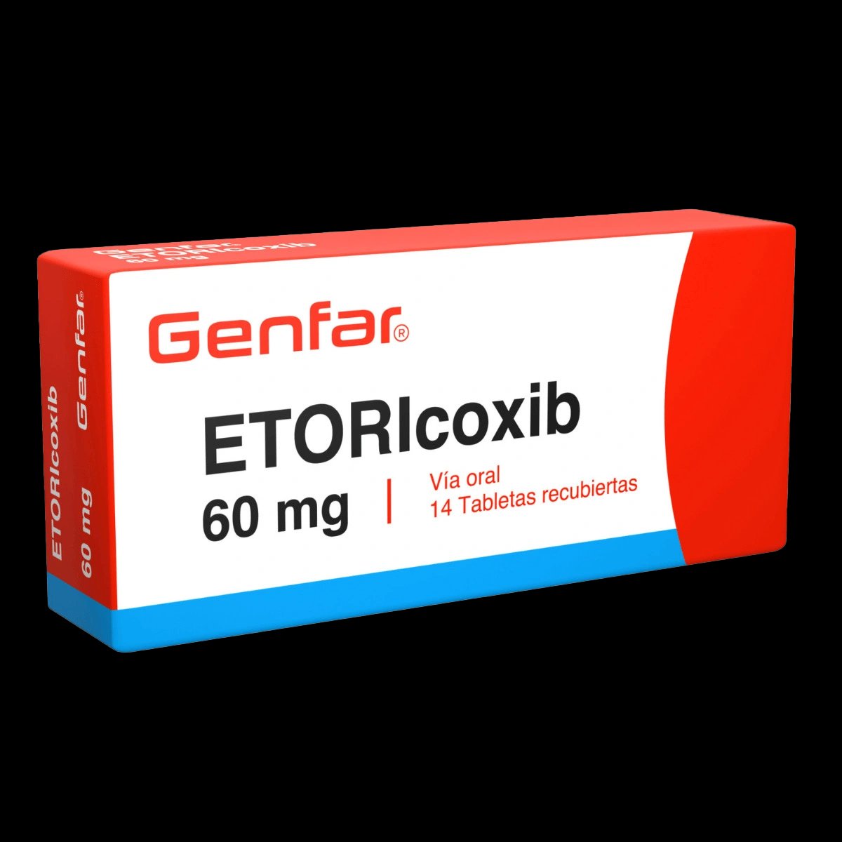 etoricoxib 60 mg 14 tabletas gf